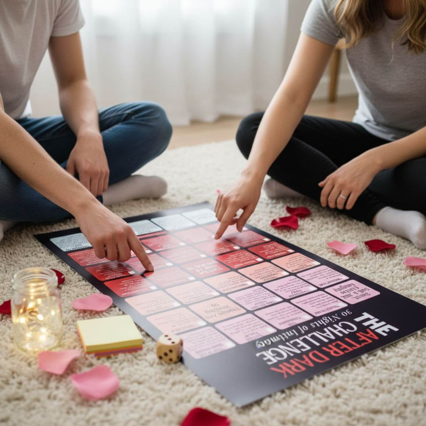 The After Dark Challenge Poster: Turn Off the Lights, Turn Up the Heat 🔥